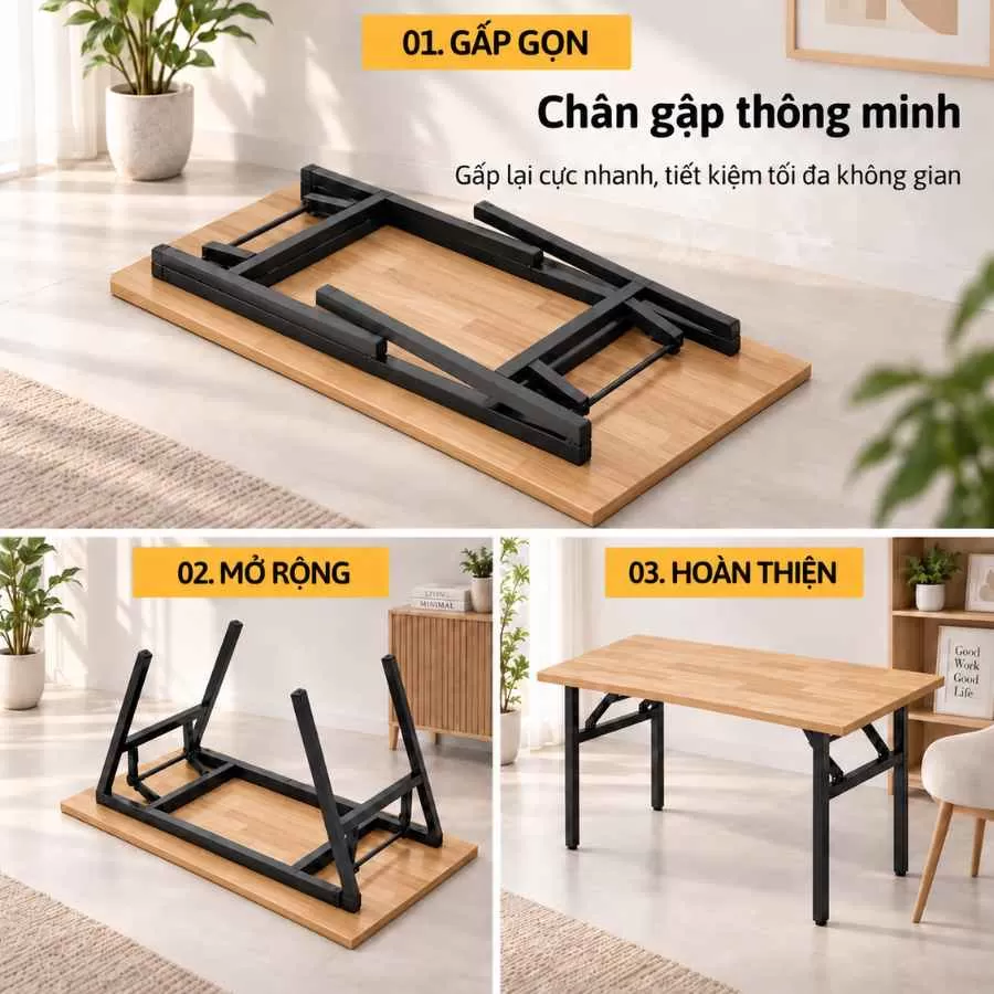 Gập gọn - mở rộng - hoàn thiện