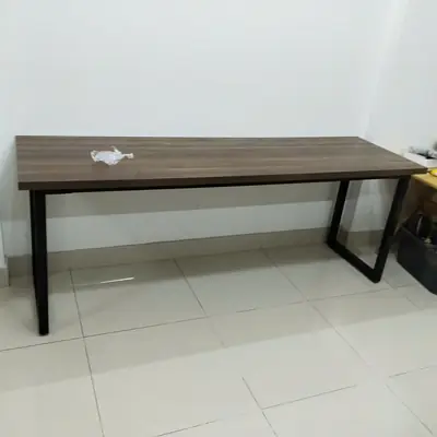 Bàn U Plus mặt gỗ 34mm - ảnh thực tế từ khách hàng 7