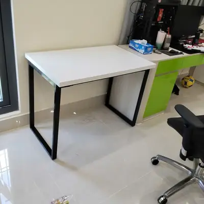 Bàn U Plus mặt gỗ 34mm - ảnh thực tế từ khách hàng 8