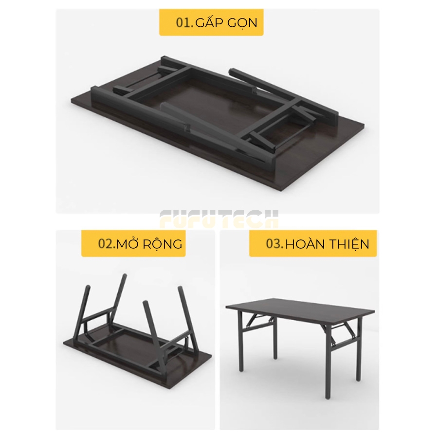 bàn làm việc xếp gọn