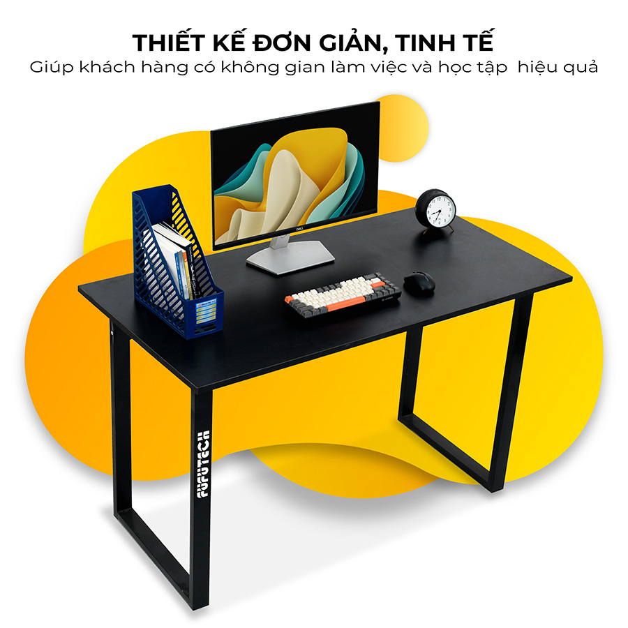 Bàn học chữ U Mặt Simple