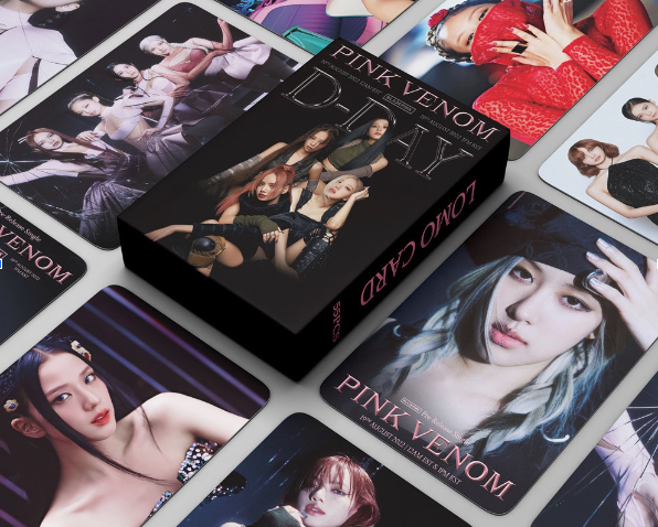 Set lomo card màu đen in hình các thành viên Blackpink