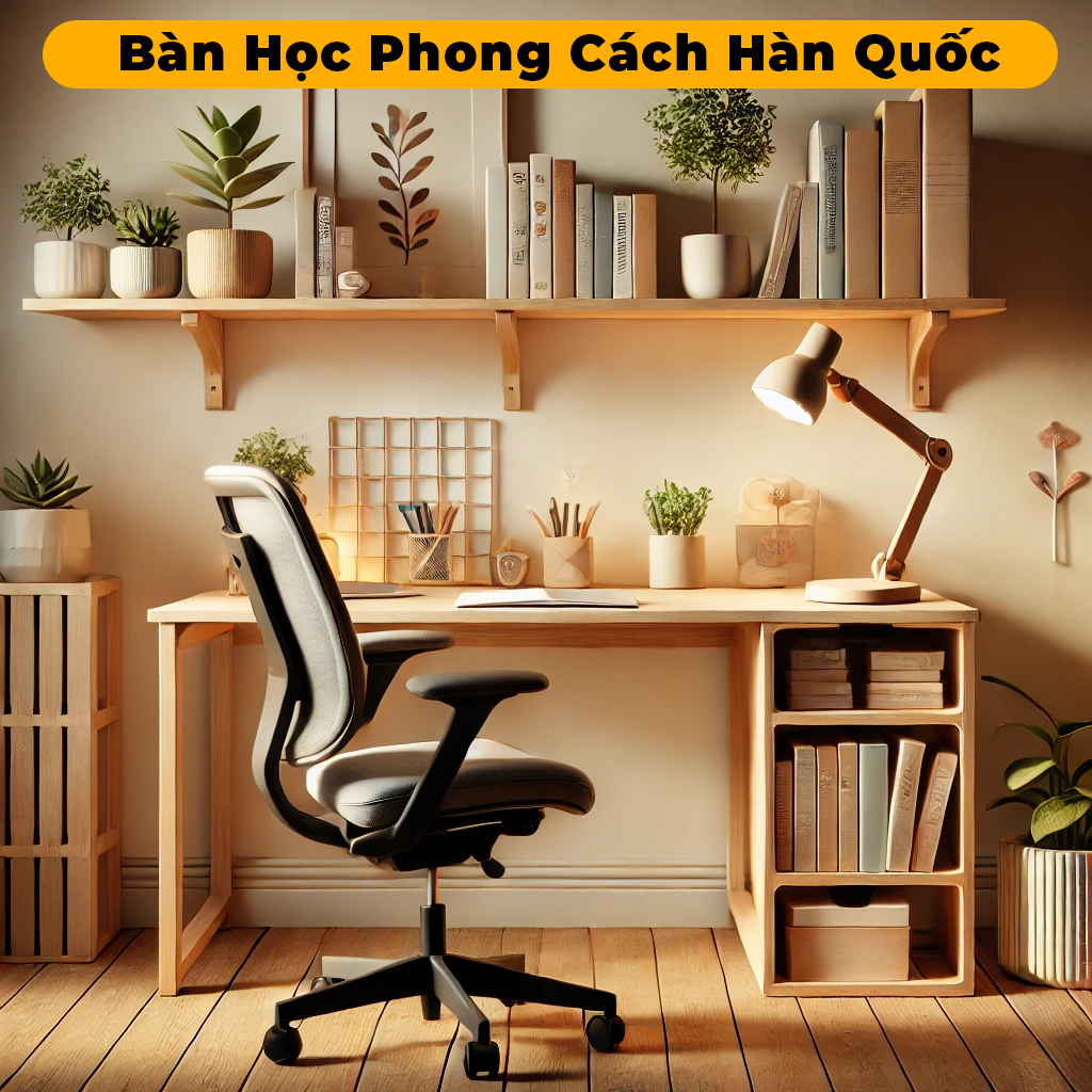 Bàn học phong cách hàn quốc